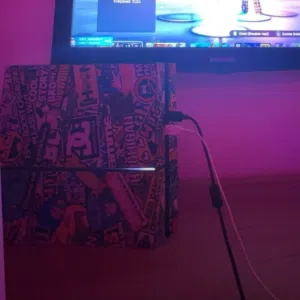 Ps4 excellent condition CUSTOMIZED with controller. Price adjustable
