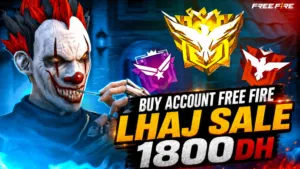 حساب فري فاير للبيع