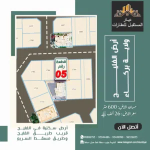 Residential Land for Sale in Al Batinah Barka