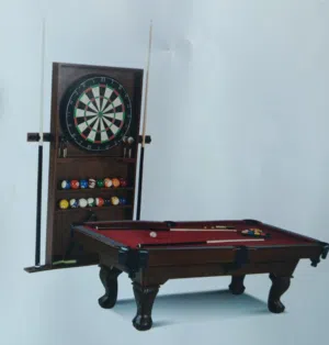 طاولة بلياردو خشب 7ونص قدم فخمه ومميزه تناسب البيوت مع اكسسواراتها يوجد خدمة توصيل