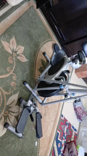 جهاز دراجة رياضي + سلم رياضي  + جهاز تسخين البطن بسعر خرااااافي لا يفوتك