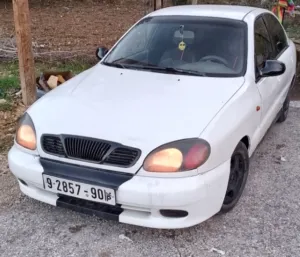 الحبة النظيفة ،دايو لانوس أوتوماتيك أصل برايفت (خصوصي) بنزين 1500 قطارة مىديل 2002