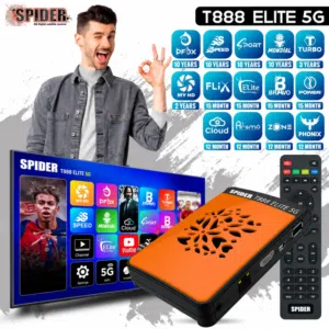 رسيفر سبايدر T888 5Gخط انترنت مباشر