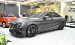 Mercedes Benz C63s AMG ( 2020 Model ) in Matte Black Color Japanese Specs