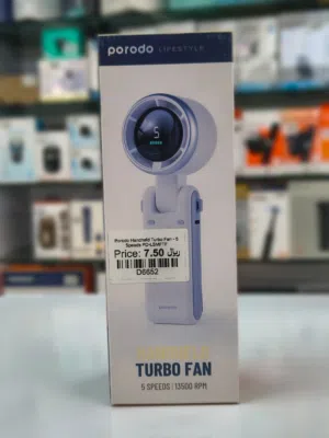 Porodo Lifestyle Handheld Turbo Fan Portable in Muscat / Brand New