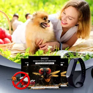طارد البعوض الفيزيائي، سوار طارد الحشرات السيليكوني للبعوض،