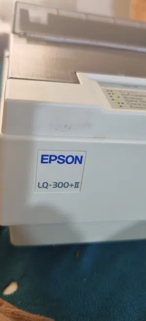 طابعة فواتير ونماذج كربونية Epson LQ-300+II جديدة غير مستعملة، السعر: 100 ألف