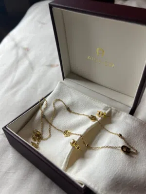 Aigner necklace and earring set (NEW)