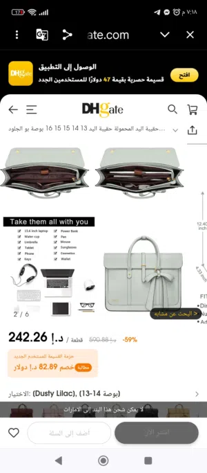Bag for sale