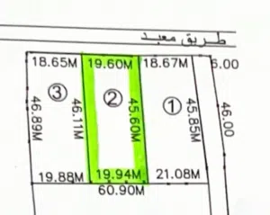 قطعة أرض سكنية تجارية السواني الشرقية جانب مدرسة الشروق عالرئيسي