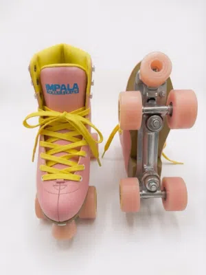 Impala Roller Skates - Pastel Pink & Yellow (Size 37)