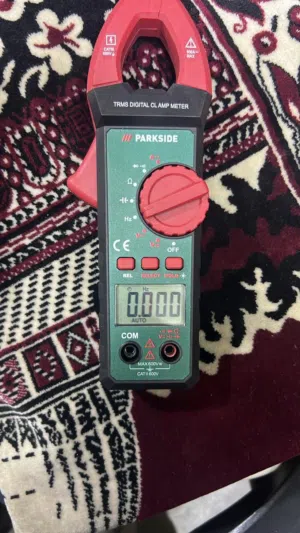 جهاز قياس كهربائي كماشة (Clamp Meter) – PARKSIDE TRMS