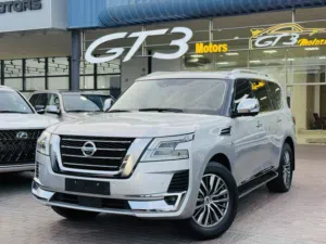 نيسان بترول بلاتينيوم 2021 مكينه كبيره 5 كاميرات صبغ وكاله وتشيكات وكاله نظيفه جدا