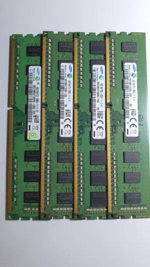 رامات كمبيوتر سامسونج Samsung DDR3 16GB للبيع (بيع مستعجل)