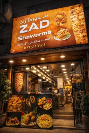 مطعم شاورما للبيع