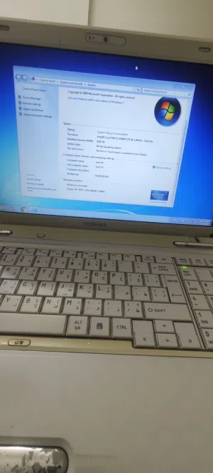 للبيع Toshiba laptop — 8gb ram core i5لابتوب