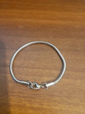 سوارة سلسلة الحية فولاذ مقاوم للصدأ