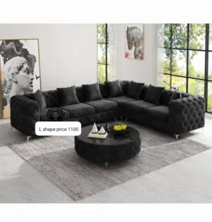 Versatile Design, Lasting Comfort – كنبة شكل L مريحة وعملية