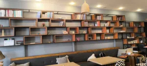 مكتبة عدد 2 طولية ومكتبة عريضة للبيع