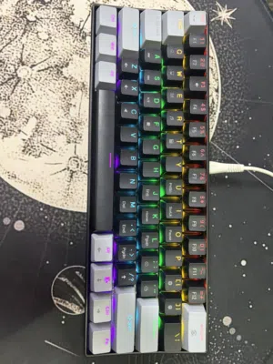 RGB gaming mechanical keyboard 61 keys