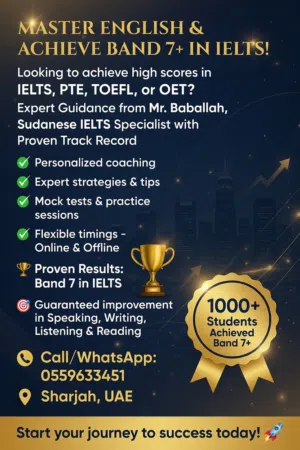 IELTS, OET, TOEFL, PTE, SAT, CELPIP trainer