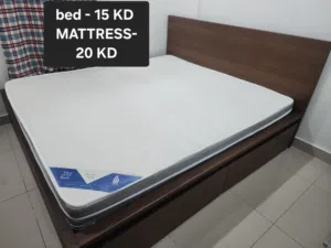 8 months used bed frame and good condition mattress