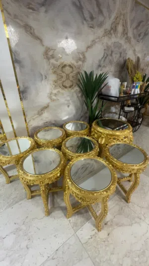 طاولات ضيافه خشب