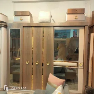 غرفه نوم جديده للبيع بالورق متفرشتش كامله لون شامبين