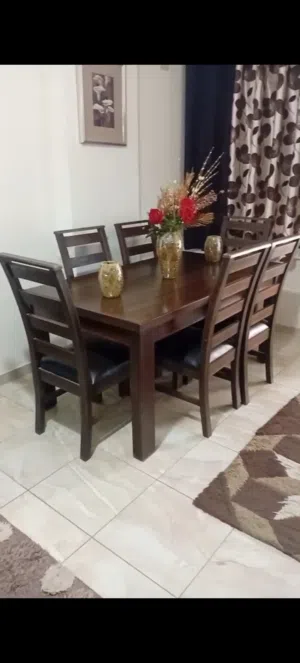 غرفه سفره مستعمل بحال الجديد