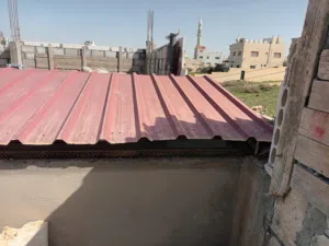 مظلة جملون للبيع بحالة الوكاله تصلح سقف كراج او سقف بيت درج الطول 570 وعرض 275