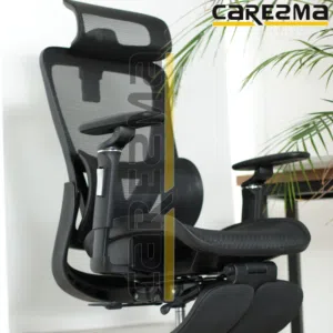 A K81-1 FULL BLACK MANAGER MESH WITH FOOT REST CHAIR MMD2