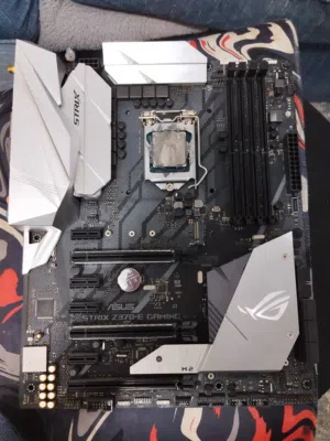 مذربورد ASUS Z370-E + معالج Core i7 8700K