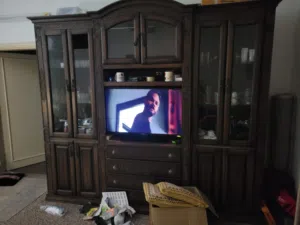 بوفيه خشب لاتيه للبيع