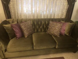 طقم كنب امريكي خشب زان واسفنج دلب بسعر جميل 9 مقاعد 1199 قابل للتفاوض اقرأ الوصف ...