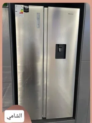 عرض نااار على ثلاجة هايسنس سايد باي سايد 529 لتر سلفر ستانلس ستيل