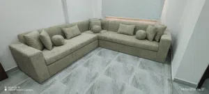 تفصيل كنب مودرن وستاير لنن وعازل حراري وخامات مضاده للماء واسعار ومواصفات جوده عاليه لنن ويفي