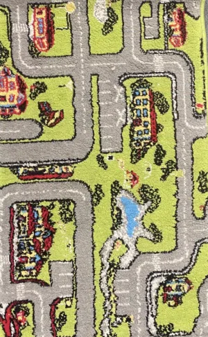 سجاد 3 قطع لغرفة أطفال صناعة تركية استعمال خفيف