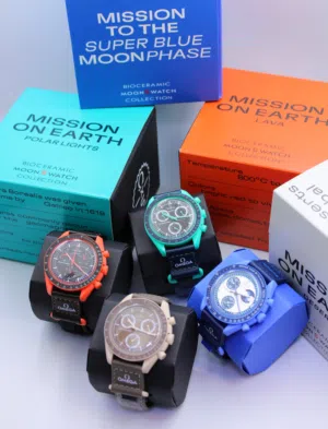 omega Swatch watches unisex (CASH ON DELIVERY ALL UAE)