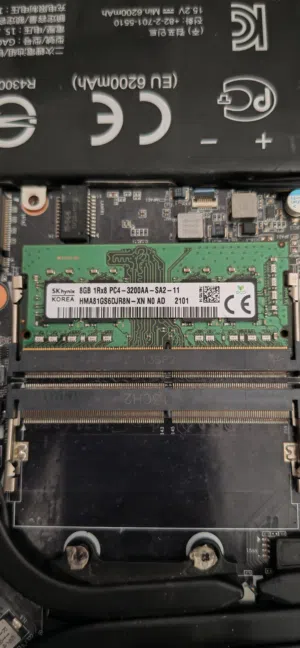 8GB Ram laptop