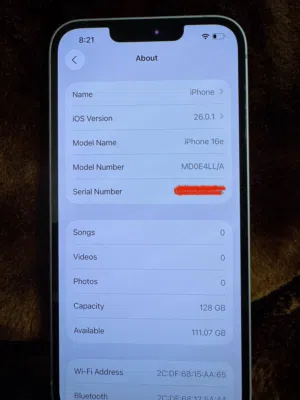 iPhone 16e - 128GB - Brand New