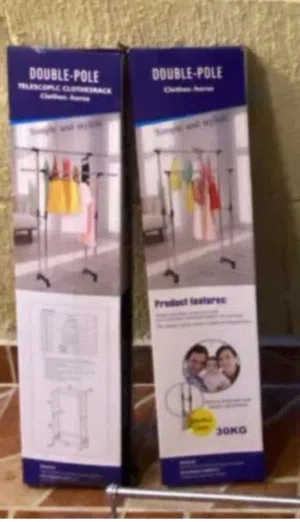2  new clothes stand 7 kd 2 ستاند ملابس جديد 5دينار