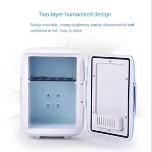 Car Dual Purpose Portable Mini Refrigerator,Pink