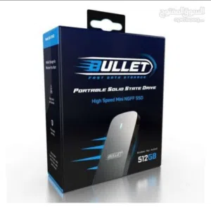 هارد SSD خارجي محمول BULLET 512GB – سرعة وأناقة في جيبك!