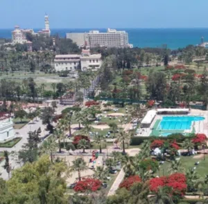 فيو بحر و حدائق المنتزه بالاسكندريه