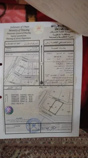 Residential Land for Sale in Al Dakhiliya Other