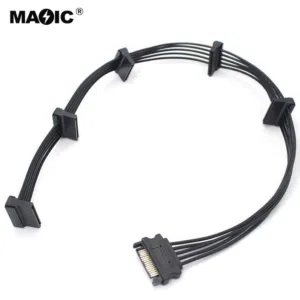 موزع كيبل بور 5 مخارج Power supply SATA