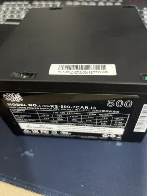 باور سبلاي Cooler master واط 500 شغال بدون اي مشاكل