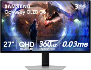 Samsung 27” Odyssey OLED G6 OLED 360Hz 0.03ms