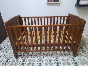 New Expresso Cot Toddler Bed With Mattress