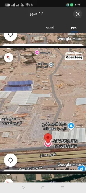 قطعة زراعي قرب الصناعية
